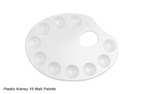 DALA PLASTIC PALETTES - 10 WELL KIDNEY