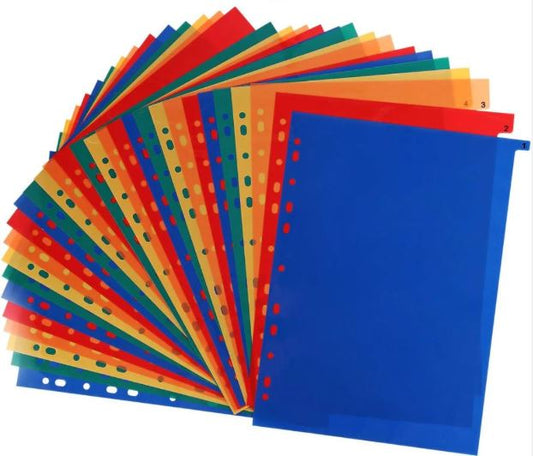 *ESTRICKS* 1-31 PVC DIVIDERS #EDIV-1-31