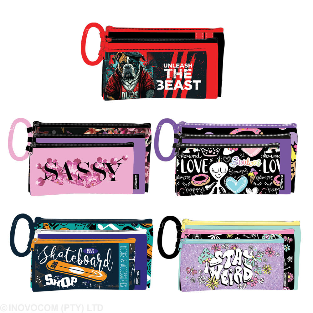 BUTTERFLY 3 COMPARTM P/CASE ASST #SCH504