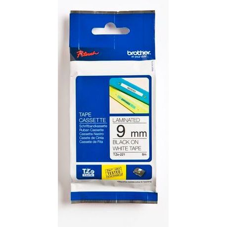 LAMINATED TAPE 9 BLK/WHT