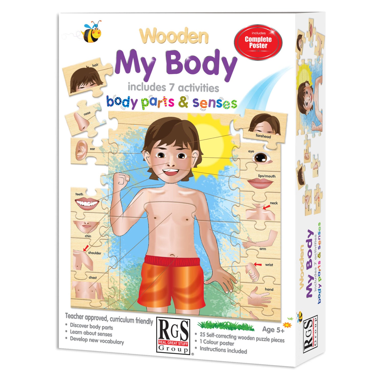 RGS EDUCATIONAL GAME MY BODY #RGS 5210