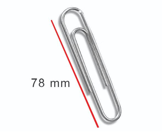 *ESTRICKS* 78mm SILVER PAPER CLIPS 100'S