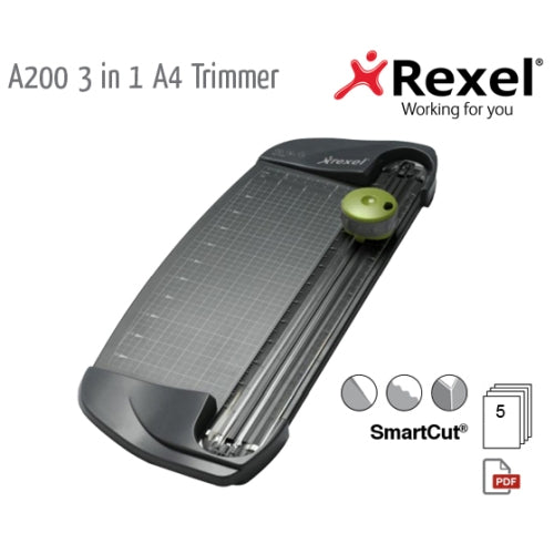 TRIMMER REXEL A200 5SHEETS A4