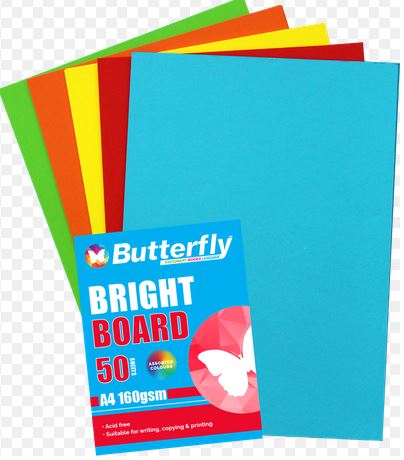 BUTTERFLY BRIGHT PROJECT BOARD 50'S