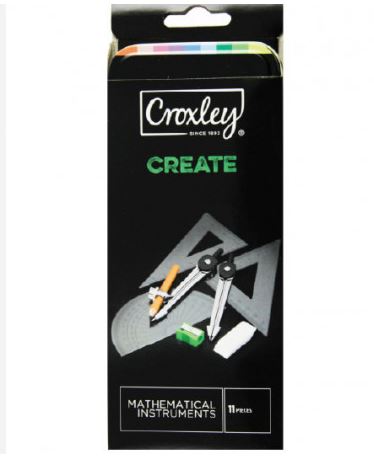CROXLEY 11PIECE MATH SET