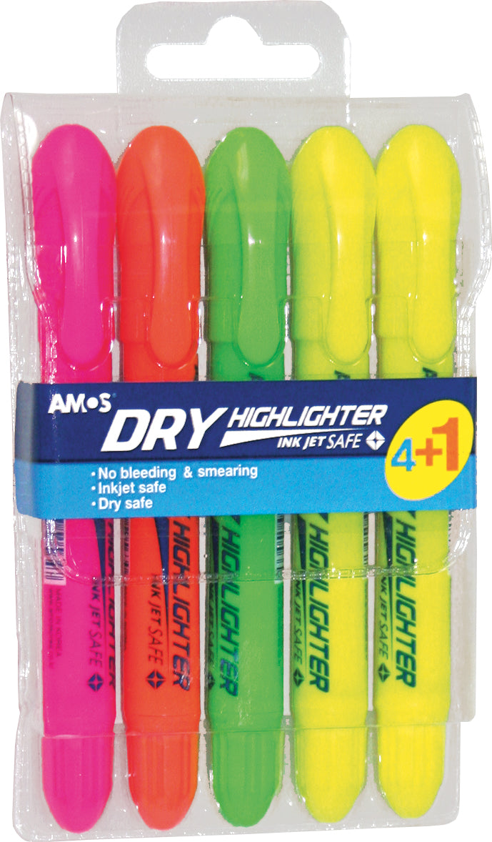 AMOS DRYHIGHLIGHTER TWIST-UP - HLD12D - POUCH 4 + 1