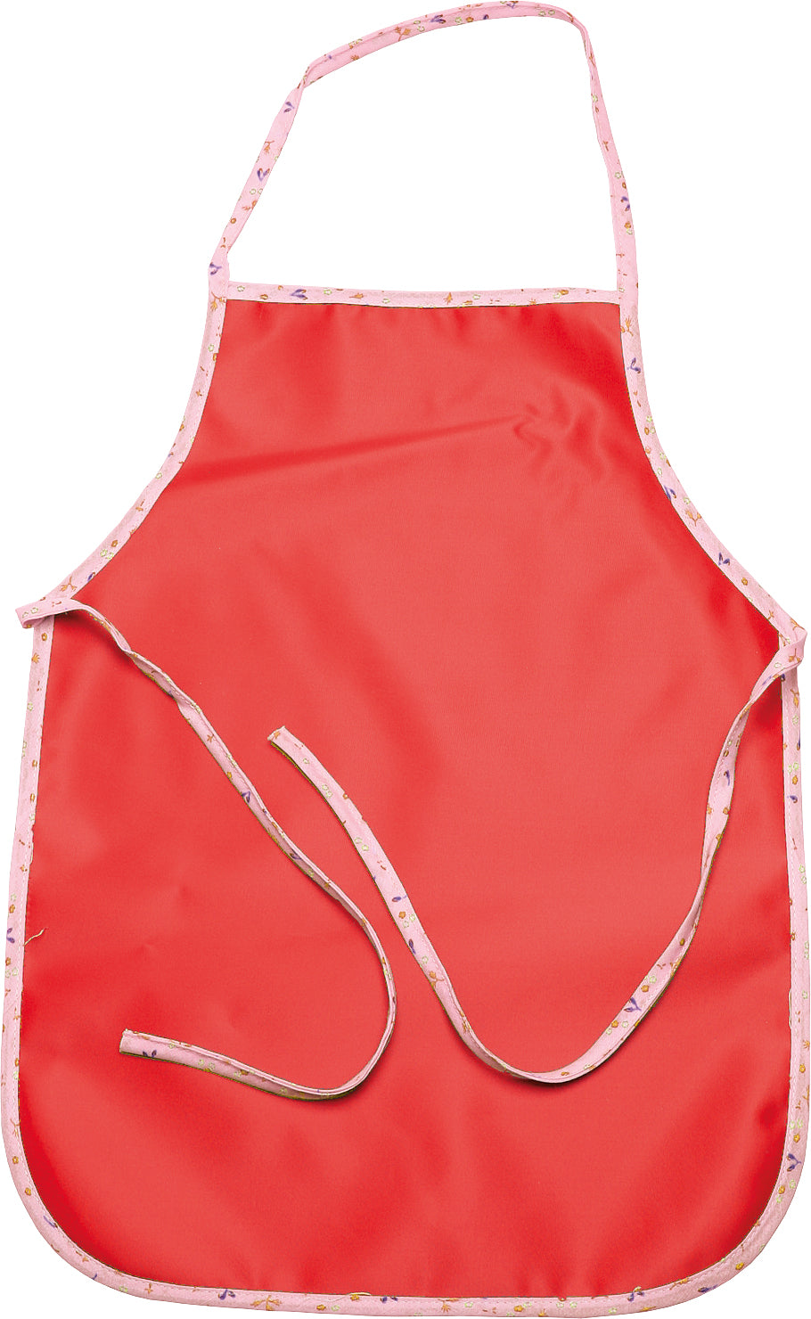 SCHOOL PRIMARY APRON -SINGLE PLAIN RED