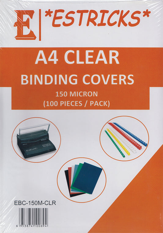 *ESTRICKS* A4 150M BINDING COVERS 100S