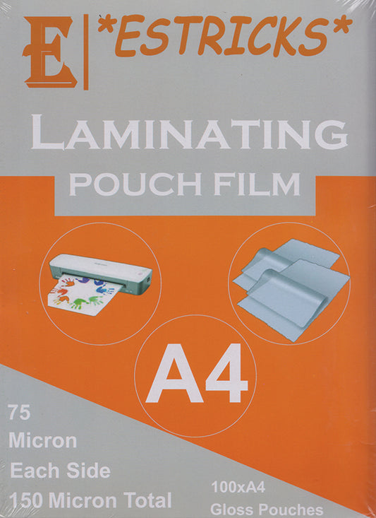 *ESTRICKS* A4 150M LAMINATING POUCH 100S