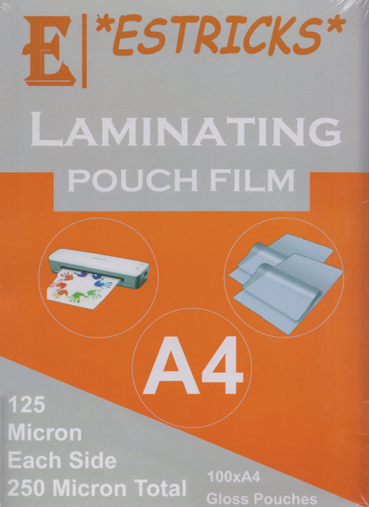 *ESTRICKS* A4 250M LAMINATING POUCH 100S