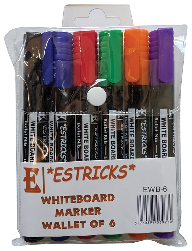 *ESTRICKS* WHITEBOARD MARKER 6'S #EWB-6