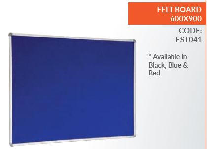 *ESTRICKS* FELT BOARD 600X900