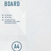 A4 WHITE LEATHER BOARDS 50'S