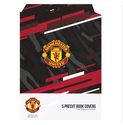 MANCHESTER UNITED A4 BOOK COVER- 5'S