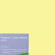A4 PROJECT BOARD PASTEL YELLOW 100's