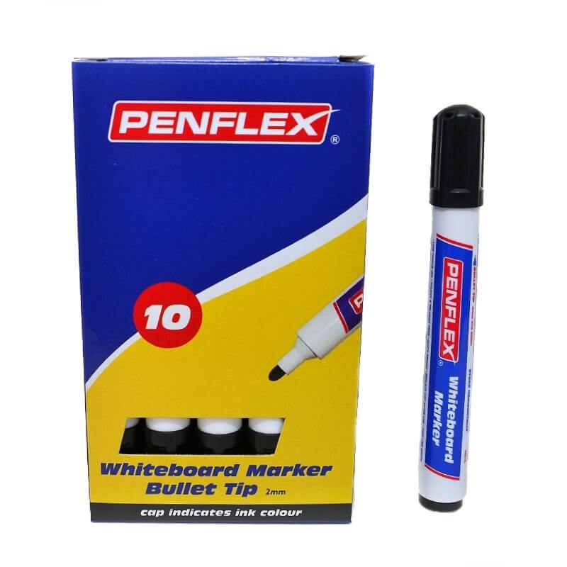 PENFLEX W/BOARD MRK'S BLACK *BOX OF 10S*