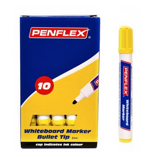 PENFLEX W/BOARD MRK'S YELLOW *BOX OF 10*
