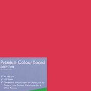 A4 PROJECT BOARD BRIGHT RED 100's