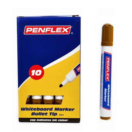 PENFLEX W/BOARD MRK'S BROWN *BOX OF 10S*