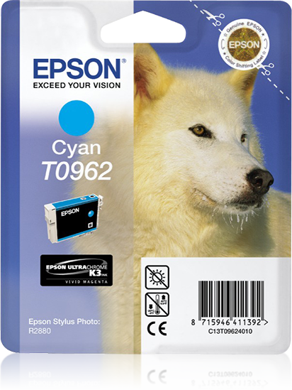 CARTRIDGE EPSON TO962 CYAN R2880