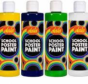DALA SCHOOL POSTER PAINT 1L YELLOW