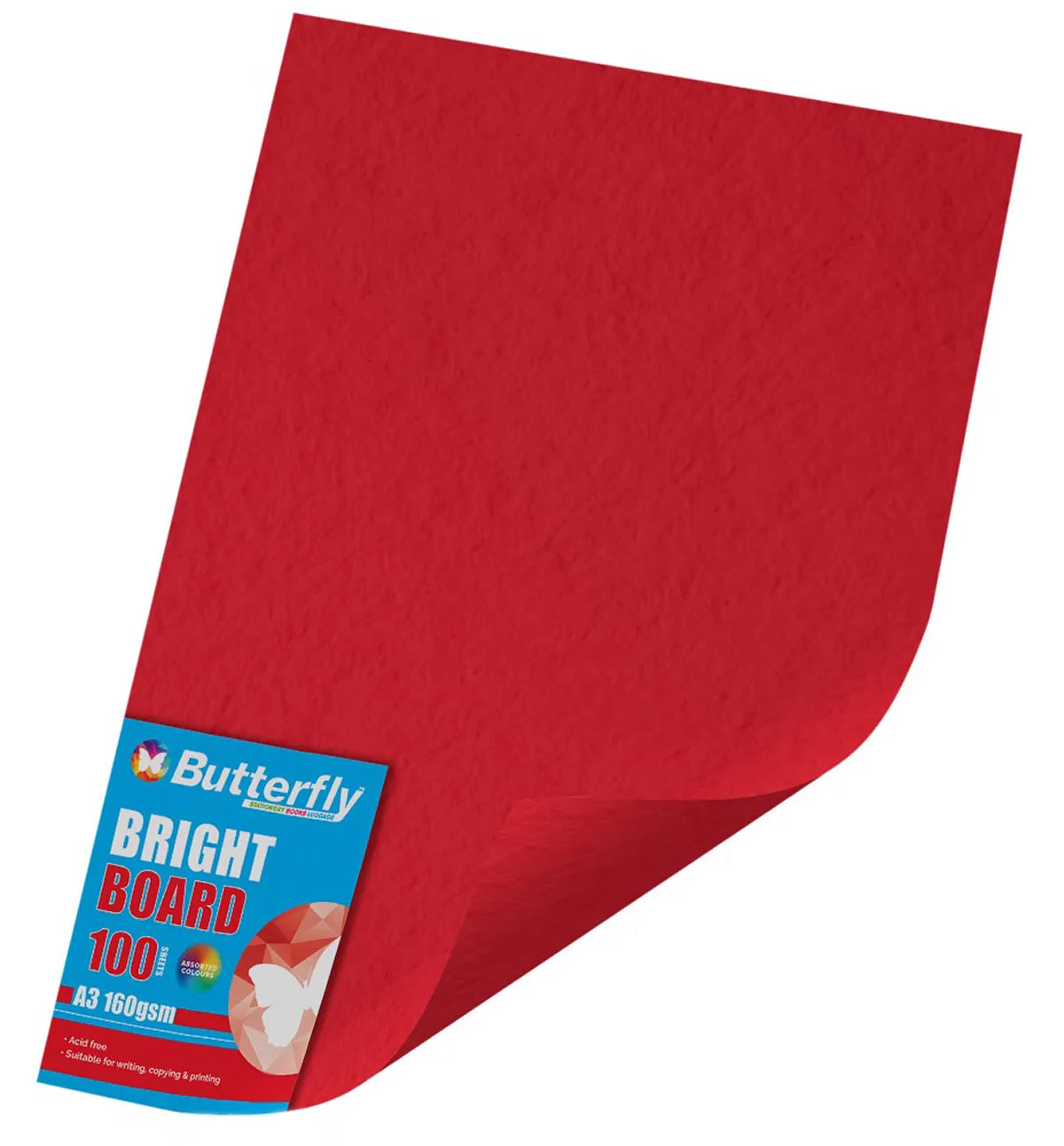 PROJECT BOARDS A3 BRIGHT RED
