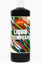 DALA LIQUID TEMPERA 500ML BLACK #13