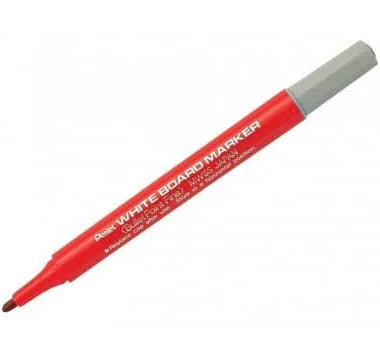 WHITE BRD MARKER MW5S RED THIN