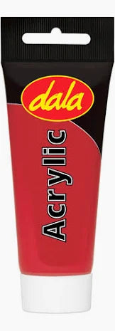 DALA ACRYLIC PAINT 75ML TUBE DP/RED #303