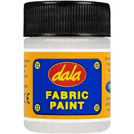 DALA TEDDY FABRIC PAINT 50ml WHITE #17