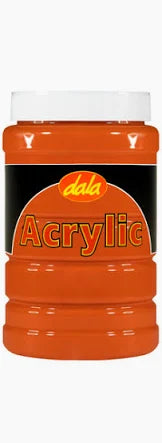 DALA ACRYLIC PAINT 1L PERM ORANGE #204