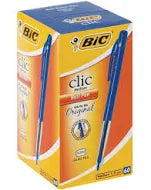 BIC CLICK MEDIUM BLUE *BOX OF 60'S*