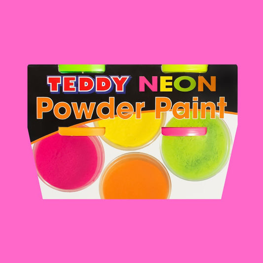 TEDDY NEON POWDER PAINT 4X100g
