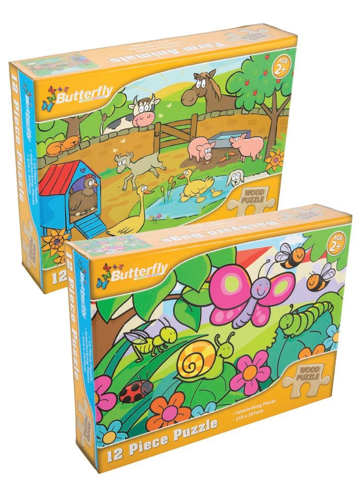 12 PIECE WOODEN PUZZLE #PUZZ007