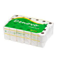 DENOVO 1PLY TOILET PAPER 48'S