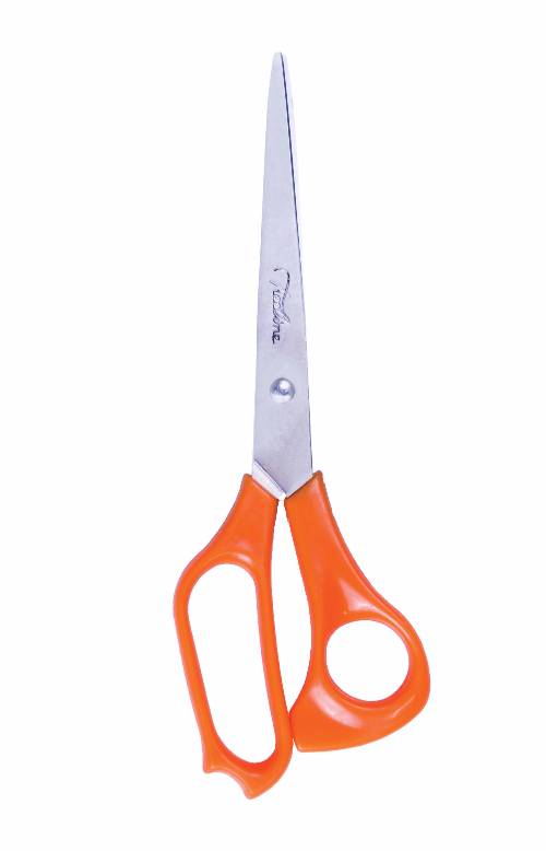 TREELINE ORANGE HANDLE SCISSORS 210MM