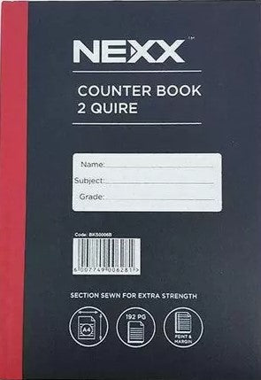 A4 COUNTER BOOK 2QUIRE (192 PAGE)