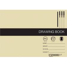 A3L 32 PAGE DRAWING BOOK INTERLEAVED #3003