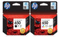 HP 650 INK CARTRIDGES