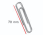 *ESTRICKS* 78mm SILVER PAPER CLIPS 100'S