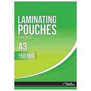 A3 150 MICRON LAMINATING POUCHES 100'S