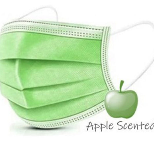 SCENTED 3-PLY FACE MASK - APPLE 10'S