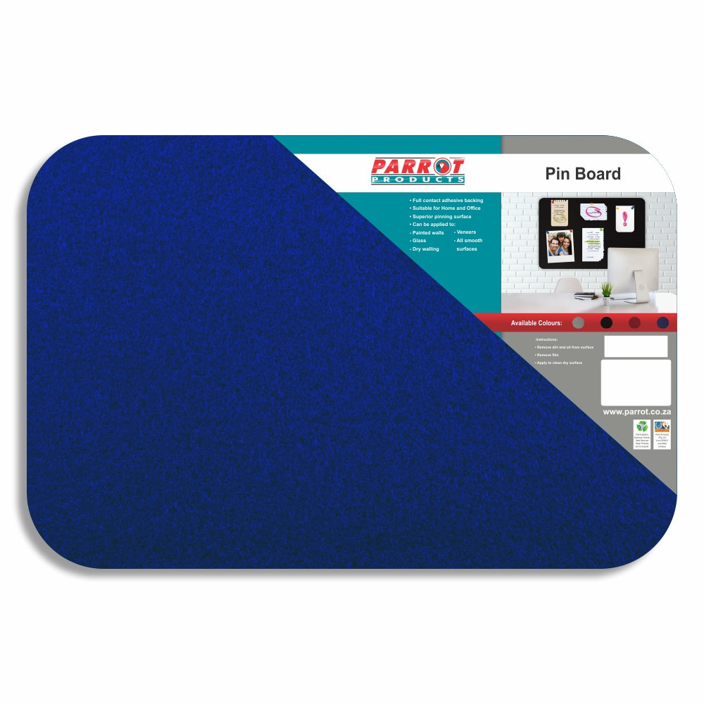 Adhesive Pin Board (No Frame - 450*300mm) - ROYAL BLUE