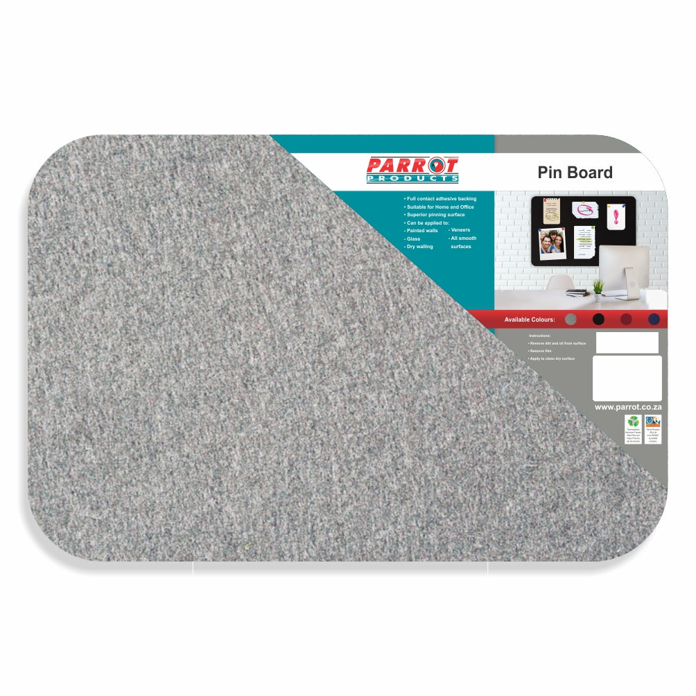 Adhesive Pin Board (No Frame - 450*300mm) - GREY