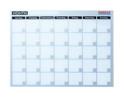 Cast Acrylic Monthly Planner (Cast Acrylic - 600 x 450mm)