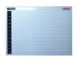 Cast Acrylic Yearly Planner (Cast Acrylic - 600 x 450mm)