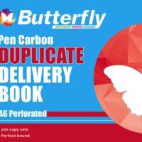 BUTTERFLY A6 DELIVERY DUPLICATE PEN CARBON BOOK