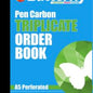 BUTTERFLY A5 ORDER TRIPLICATE PEN CARBON BOOK