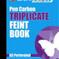 BUTTERFLY A5 ORDER TRIPLICATE 50 SHEETS PEN CARBON BOOK