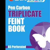 BUTTERFLY A5 ORDER TRIPLICATE 100 SHEETS PEN CARBON BOOK